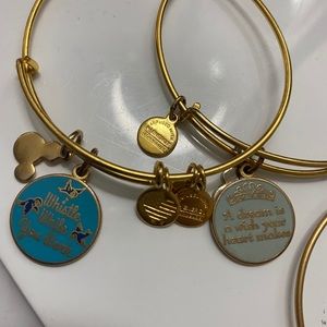 5 used Alex and ani bangles